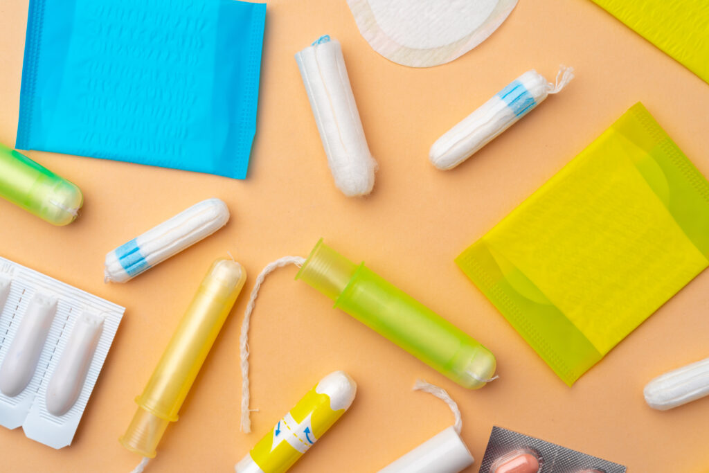 Disposable feminine hygiene products