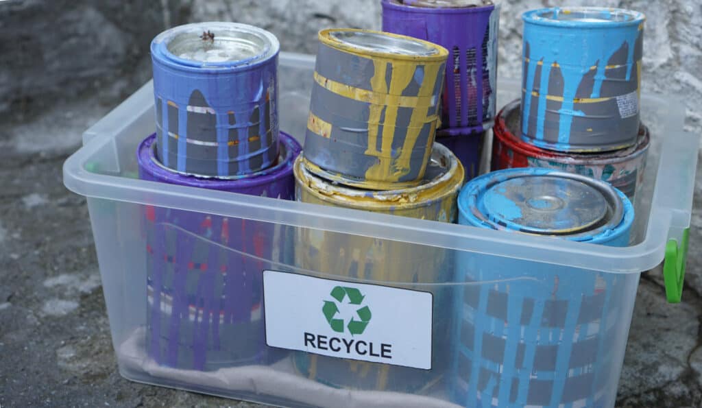Paint recycling